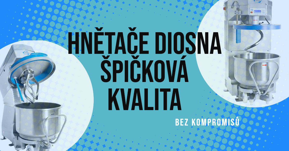Hnětače Diosna - špičková kvalita